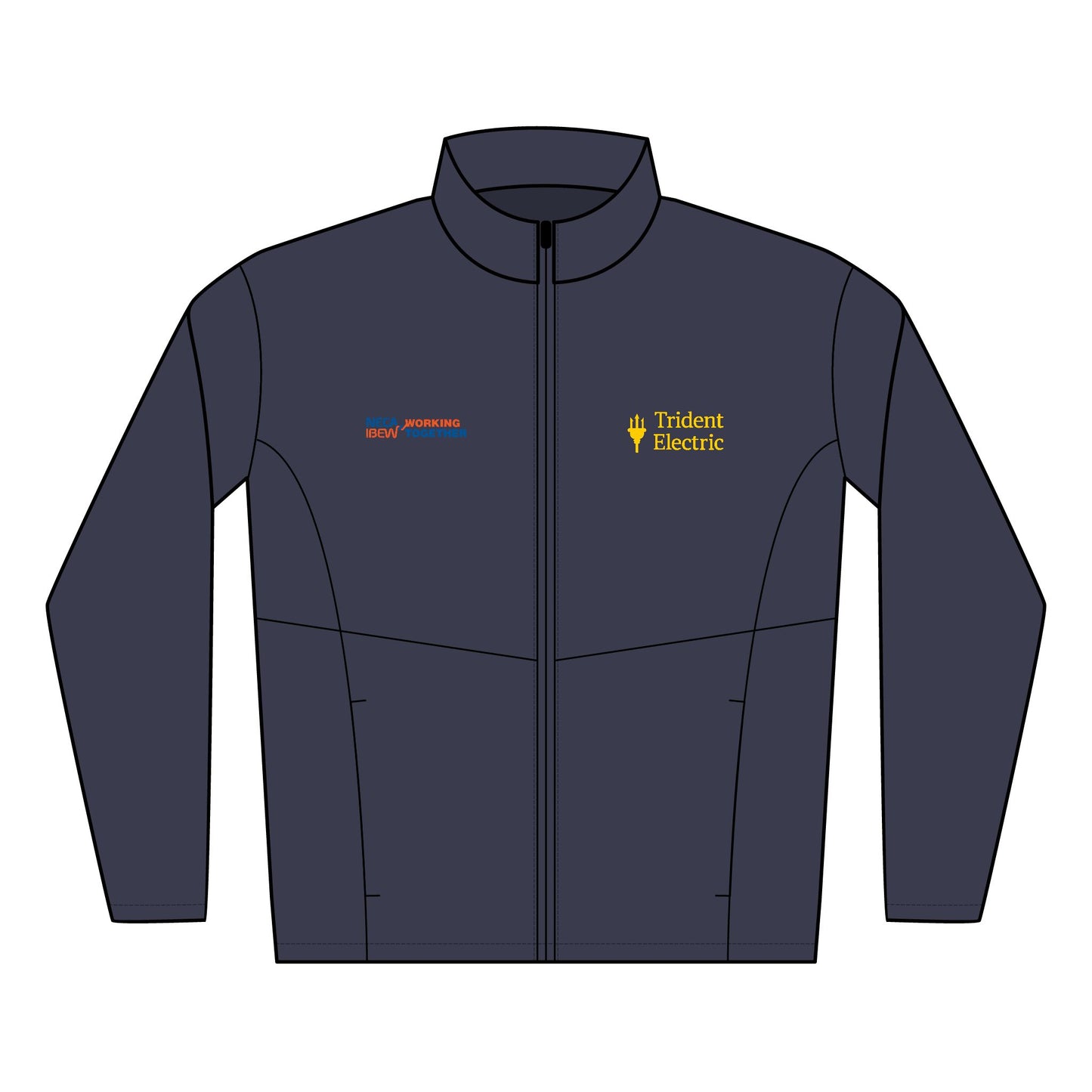 Men's Soft Shell Jacket - Perfect for Outdoor Events, Work, Casual Wear, Hiking, and Team Outfits, Embroidered Design