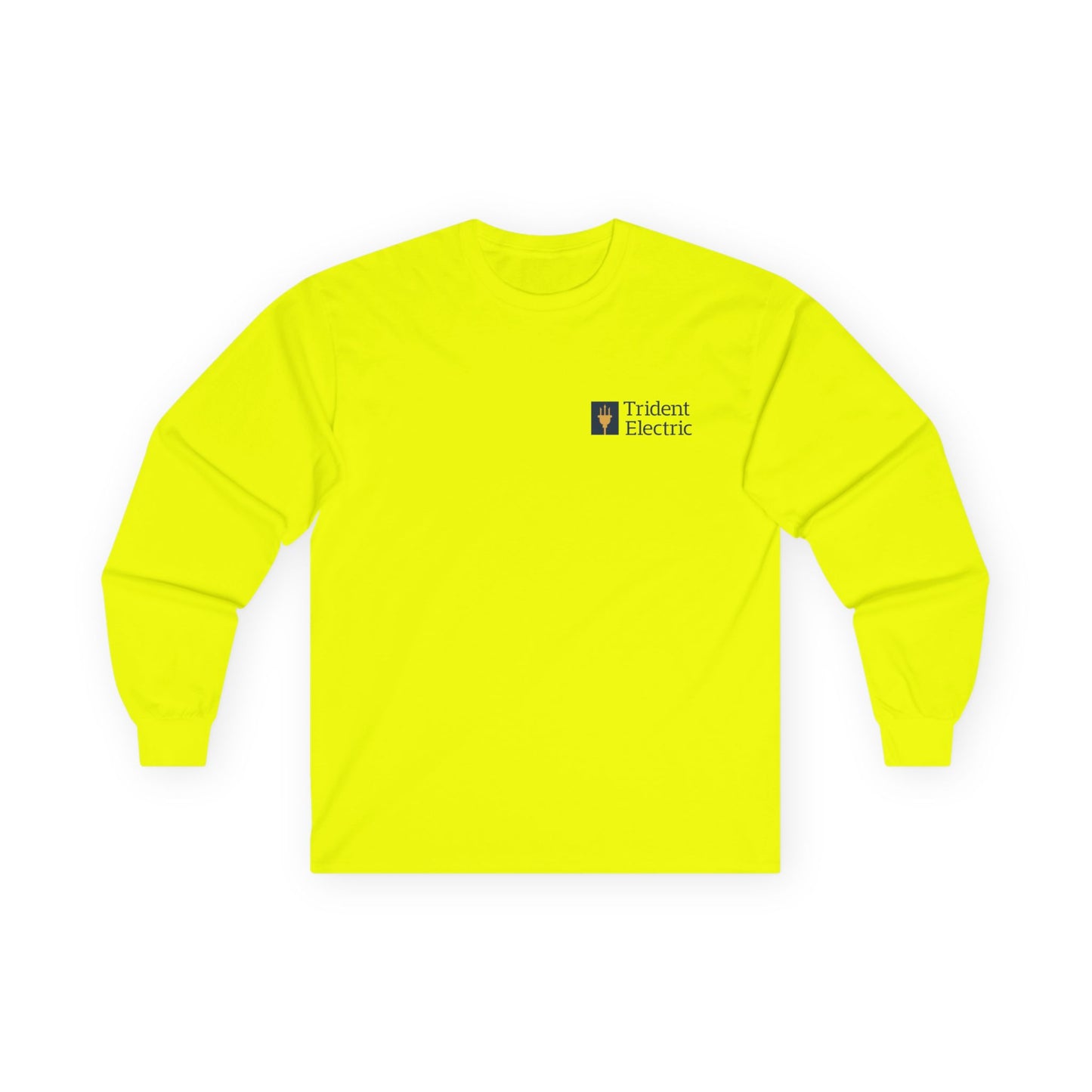 High-Visibility Long Sleeve Tee for Construction Pros, Safety Work Shirt, Neon Workwear, Team Building Apparel, NECA Pride Gear