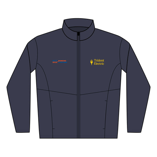 Men's Soft Shell Jacket - Perfect for Outdoor Events, Work, Casual Wear, Hiking, and Team Outfits, Embroidered Design