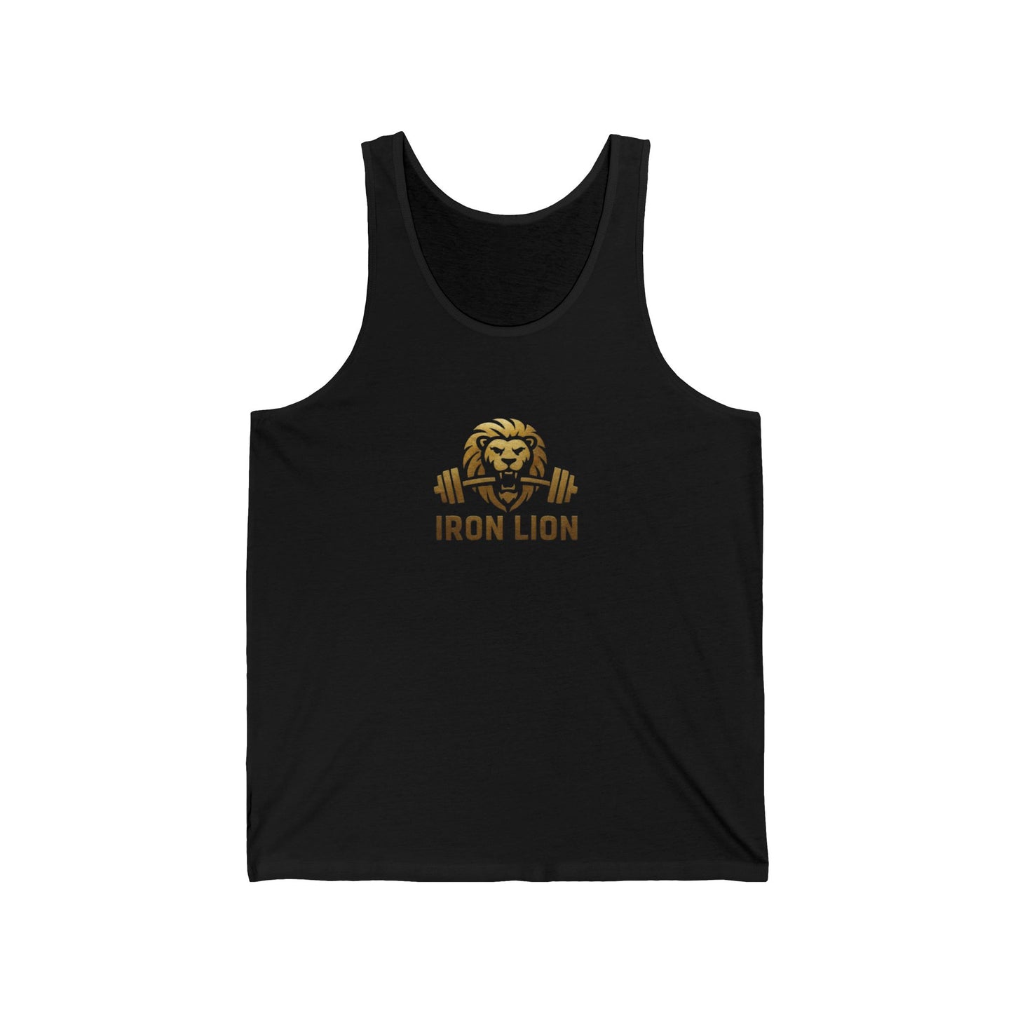 Motivational Unisex Jersey Tank - Iron Lion & Philippians 4:13