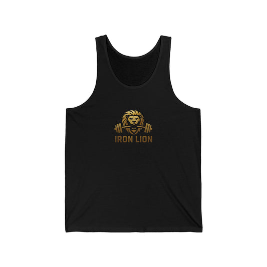 Motivational Unisex Jersey Tank - Iron Lion & Philippians 4:13