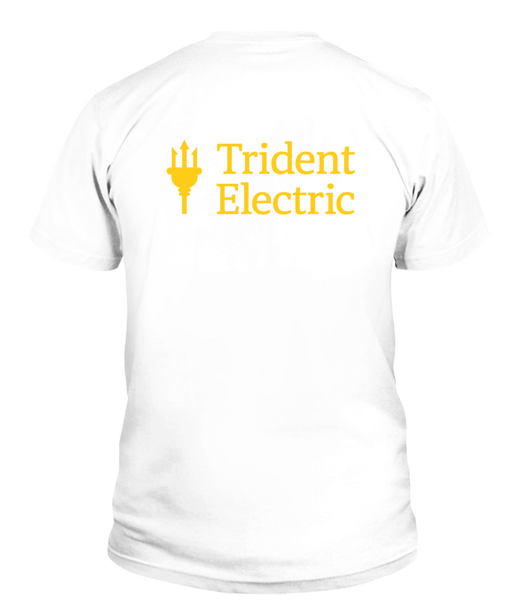 Trident Electric Service Shirt - Stylish and Comfortable 100% Cotton Tee for Electricians