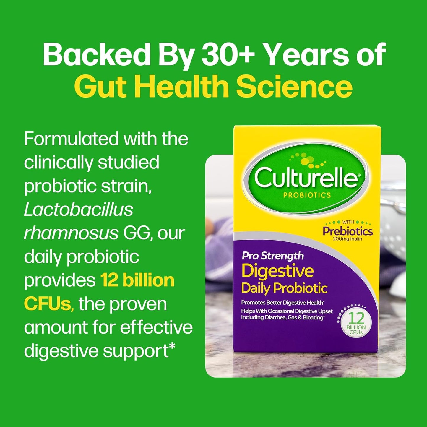 Unlock Your Digestive Wellness with Pro Strength Daily Probiotics - 60 Capsules for 2 Months of Support!