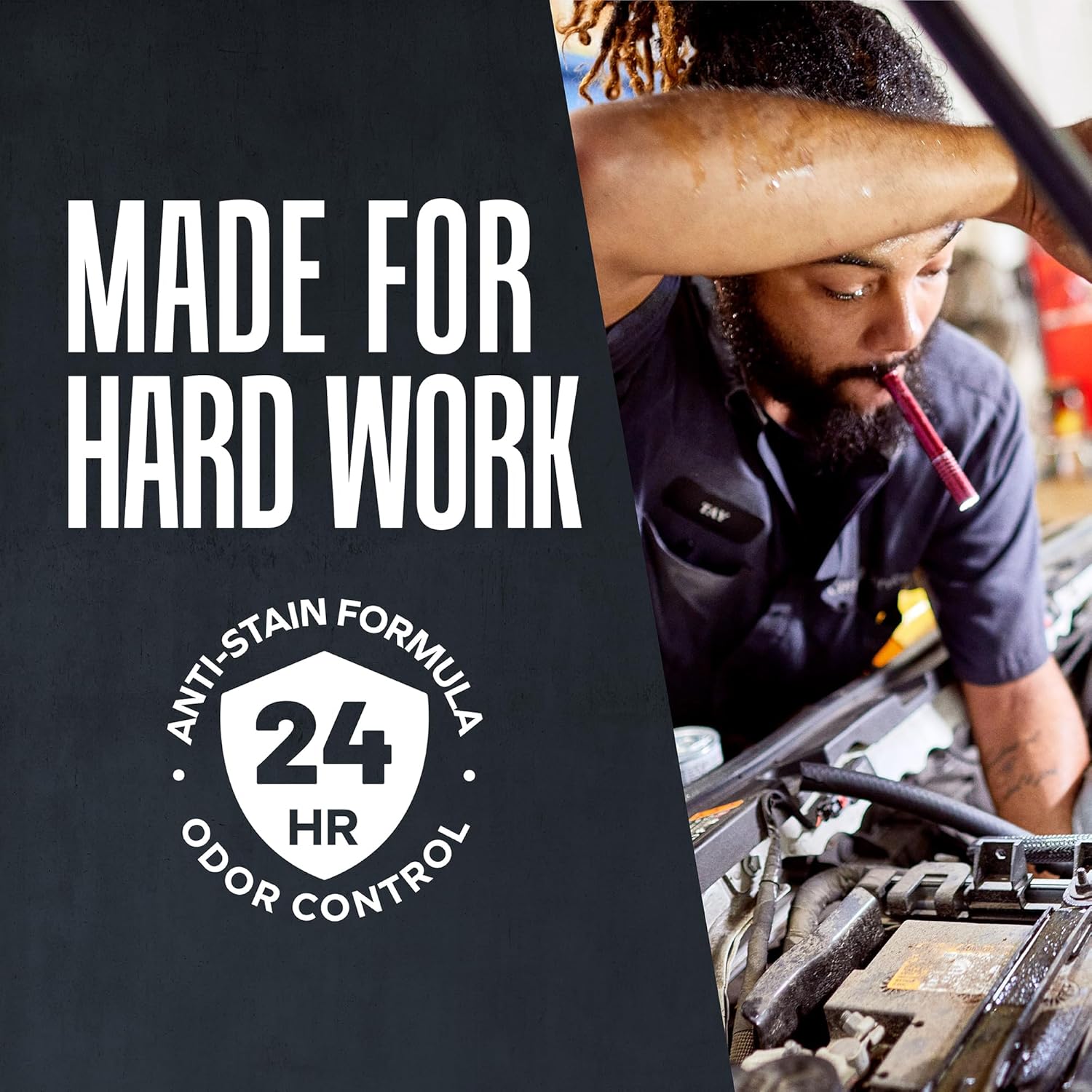 Right Guard Deodorant Spray | Anti-Stain Spray Deodorant for Men | Aluminum Free | 24-Hour Odor Control | Original Scent, 8.5 Oz. (2 Count)