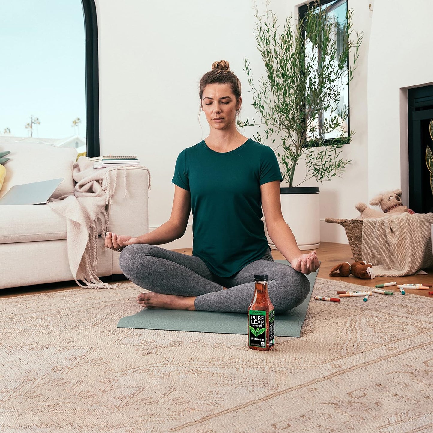 Iced Tea, Unsweetened Real Brewed Tea, Zero Sugar & Zero Calories, 18.5 Fl Oz (Pack of 12)